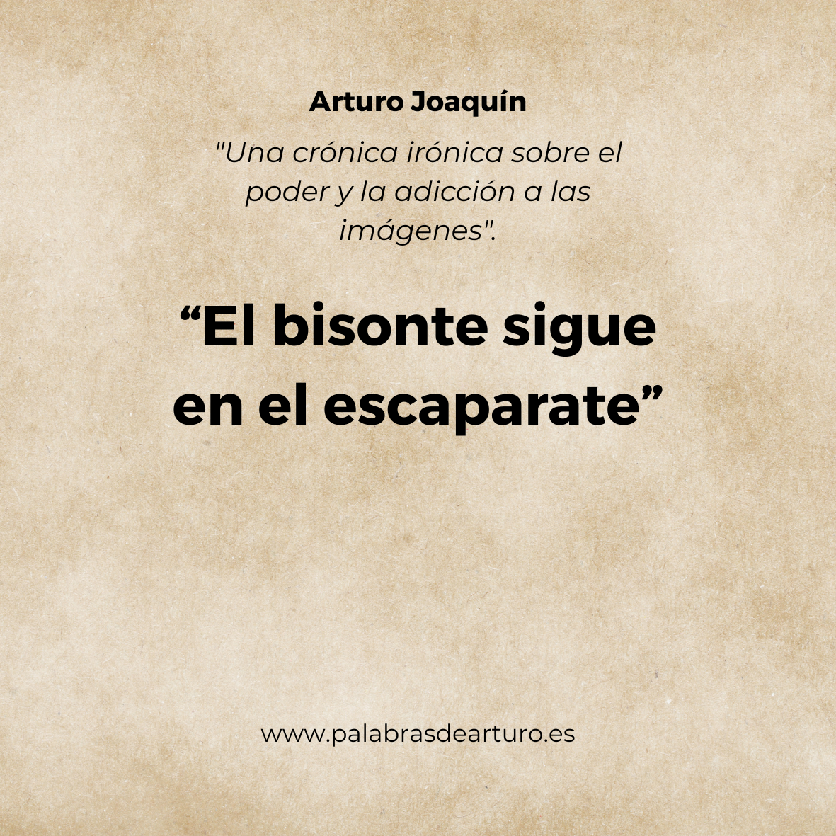 Arturo García Fernández (1) Hoy es mañana por Arturo Joaquín